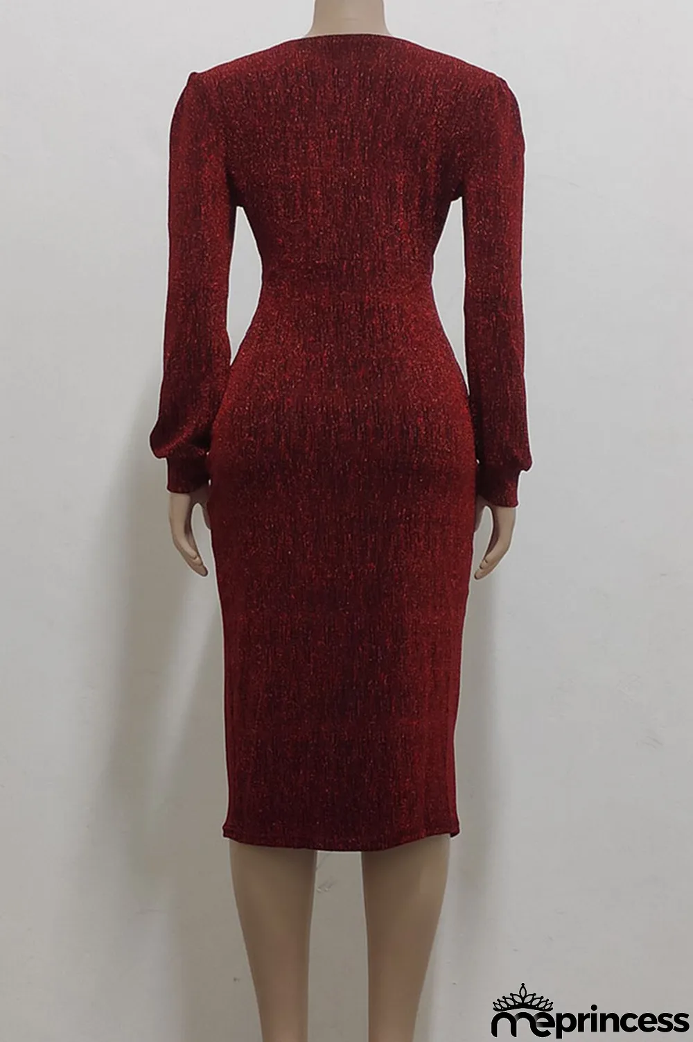 Yellow Sexy Solid Split Joint V Neck One Step Skirt Dresses