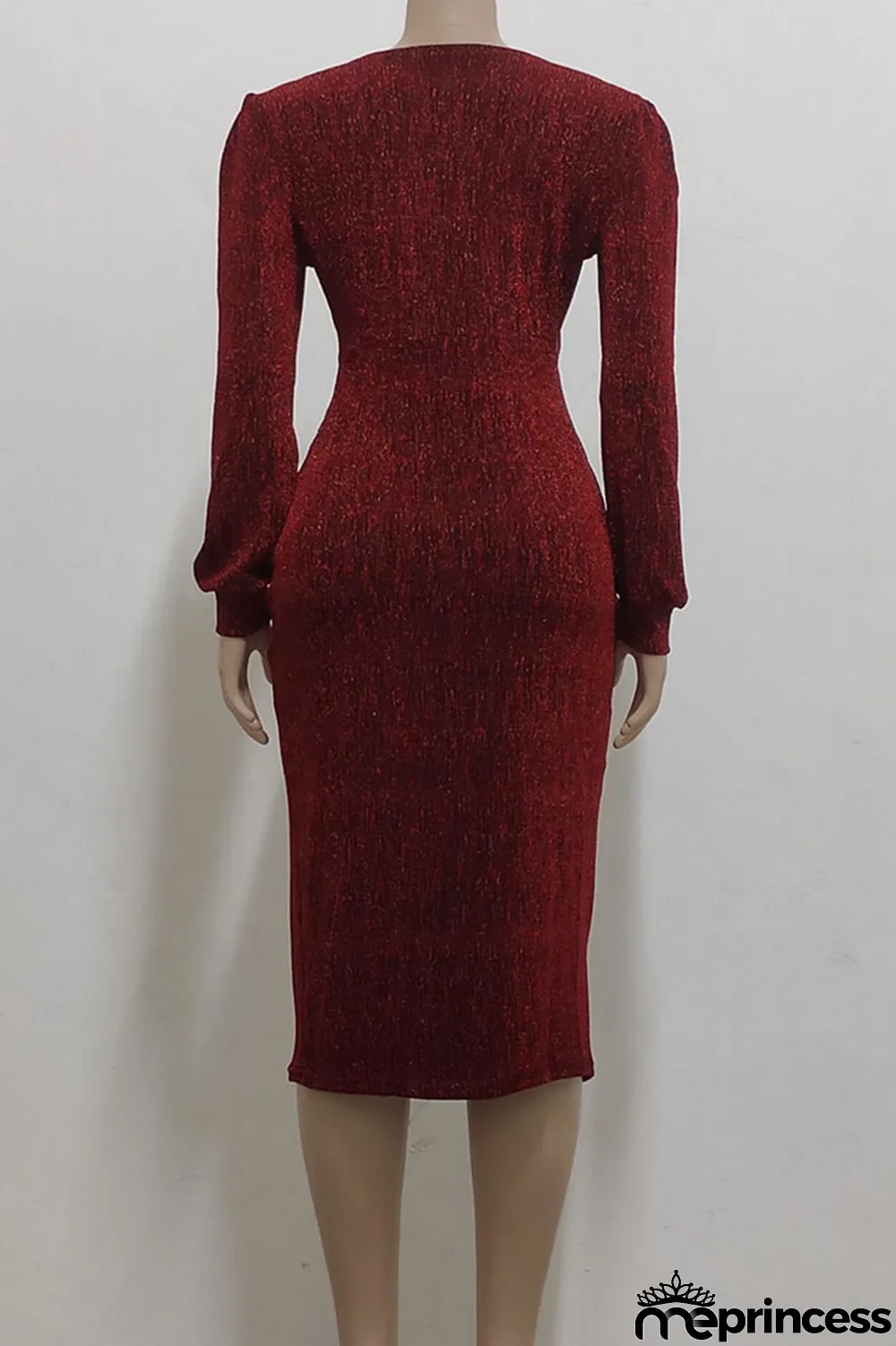 Yellow Sexy Solid Split Joint V Neck One Step Skirt Dresses