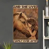 (Multi Style)Cowgirl - Panneaux en &eacute;tain m&eacute;tallique(20*30cm/30*40cm)