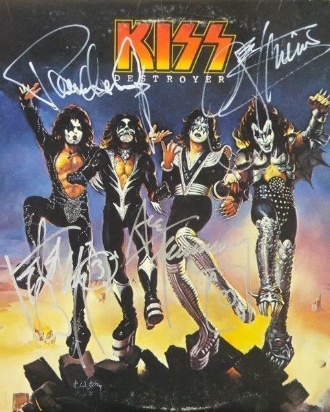 REPRINT - KISS Paul Stanley - Gene Simmons Signed 8 x 10 Glossy Photo Poster painting Poster RP