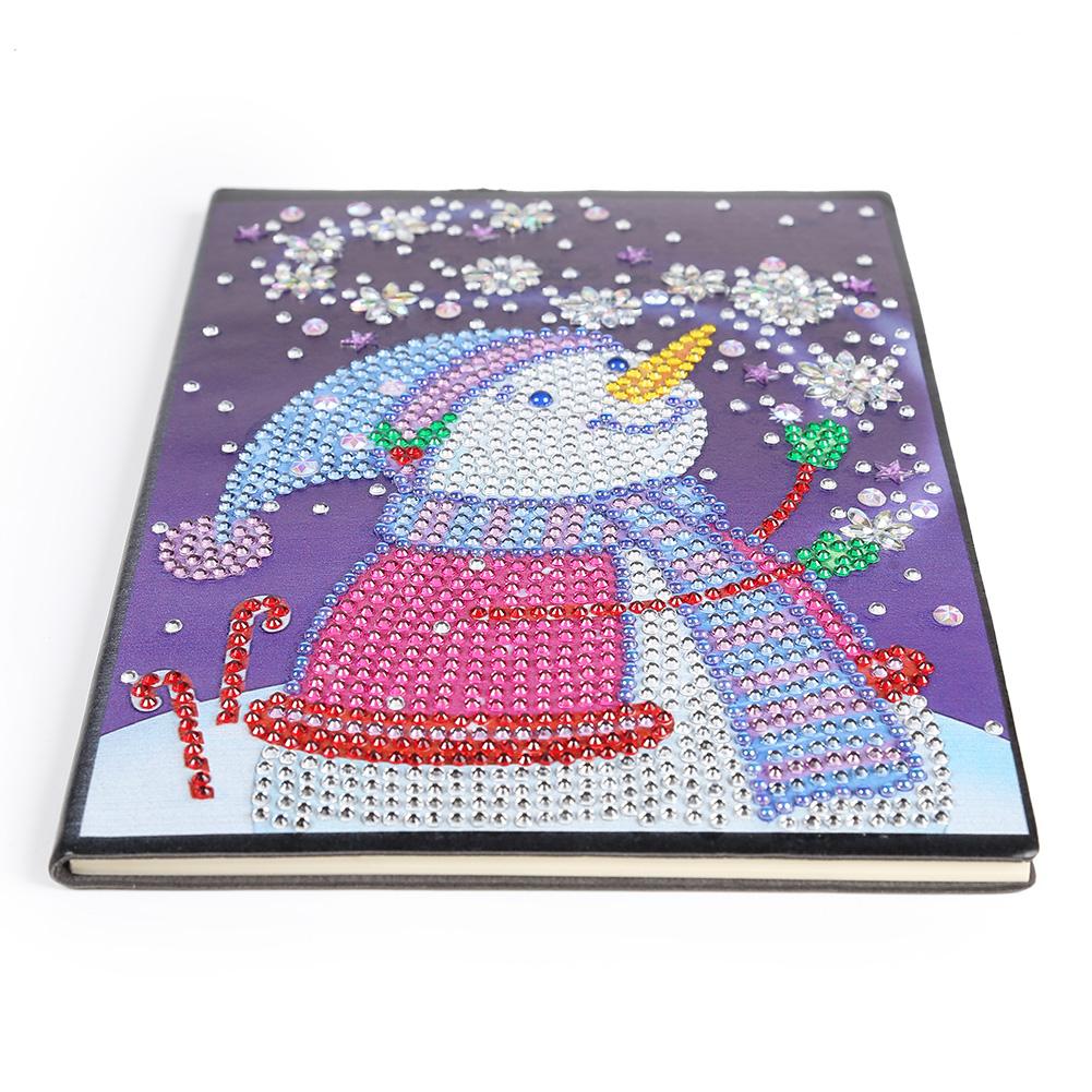 

Christmas-DIY Creative Diamond 60 Pages A5 Notebook, 501 Original