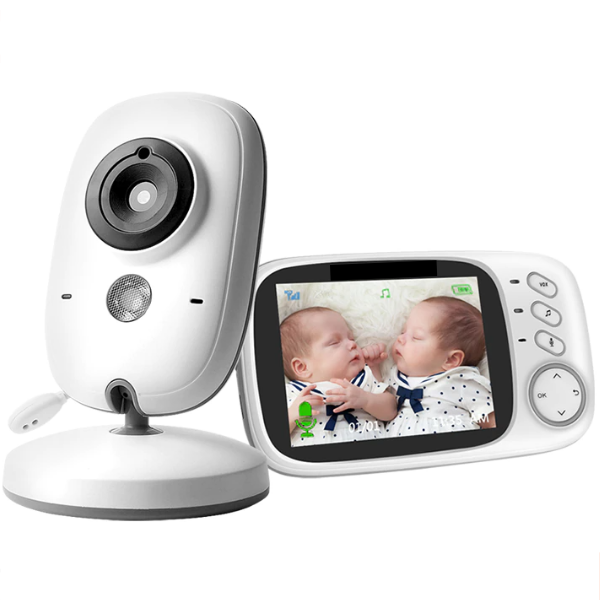Video Baby Monitor 2.4G Wireless With 3.2 Inches LCD 2 Way Audio Talk Night Vision Surveillance Security Camera Babysitter、、sdecorshop