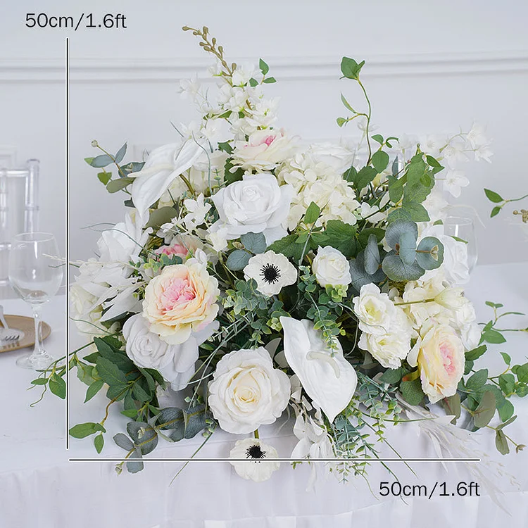 A8124 Outdoor Wedding Horn Arch Deor Floral Arrangement