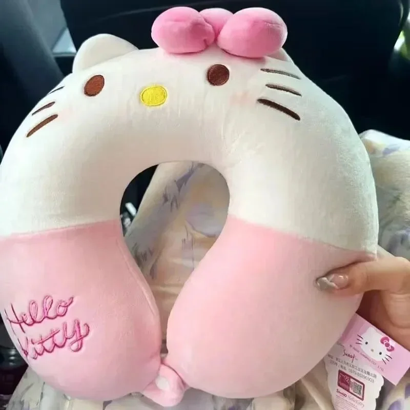 Cartoon Kitty U-shaped Pillow - Pinkdollz