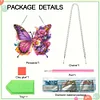 Diamond Painting Acrylic Butterfly Hanging Pendant Home Decor