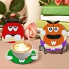 8Pcs M Beans Diamond Painting Coasters