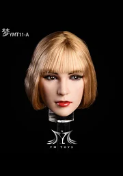 YMTOYS YMT011 1/6 MENG Beautiful Lady Head Sculpt with Rooted Hair for 12inch Collectible Tbleague Action Figure DIY-aliexpress