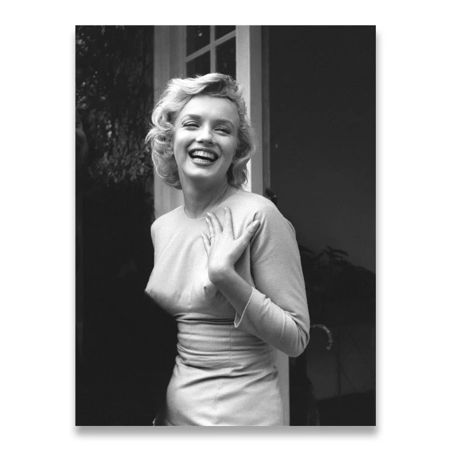Canvas Marilyn Actor Monroe Paintings Wall Artwork Poster Pictures Prints Nordic Style Home Decor For Living Room Modular Frame