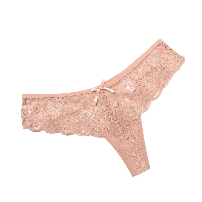 1PC Sexy Panties Women Lace Panties Comfortable Breathable G-String Low-Rise Knickers Hollow Briefs Ultra Thin Underwear