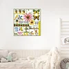 (Multi Style)Four Seasons Of Spring-Partial Embroidery 2 Strands 14CT Counted Cross Stitch-26*26CM