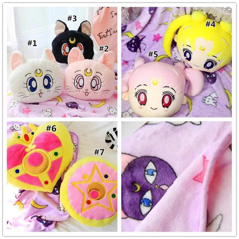 Sailor Moon Luna Artemis Cushion/Blanket SP1711520
