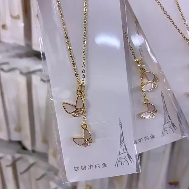 Butterfly Zirconia Necklace