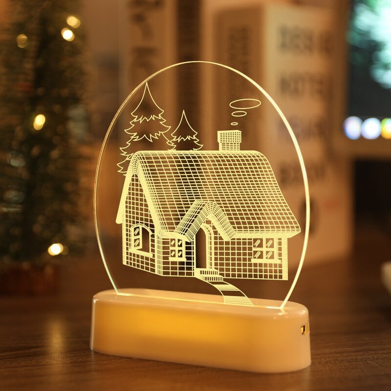 🎄The New 2022 Santa 🎅 Claus snowman Christmas Tree Lights bedroom decor night lights🎄