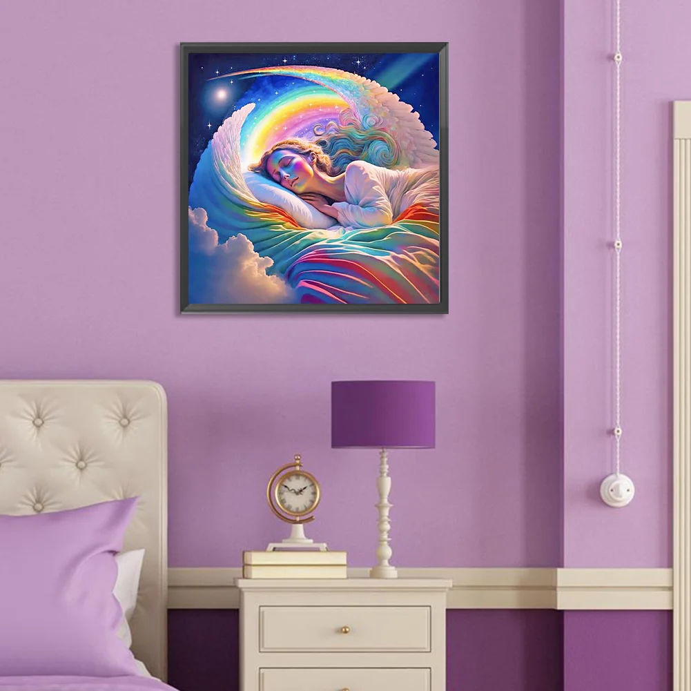 Full Round Diamond Painting 30*30cm - Sweet Dream Angel