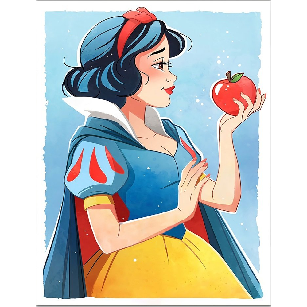 Disney Princess Snow White Character Series 30*40CM(Canvas) Full Round Drill Diamond Painting gbfke