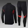 Joyfball 2025/2026 Benfica Half-Pull Training Suit Black Soccer Jersey 1:1 Thai Quality 