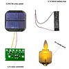 Flameless LED Tea Lights Candles Solar Power Realistic Fake Electric Tealight Candles Multifunctional for Fireplace Mantel Dinner Wedding Party