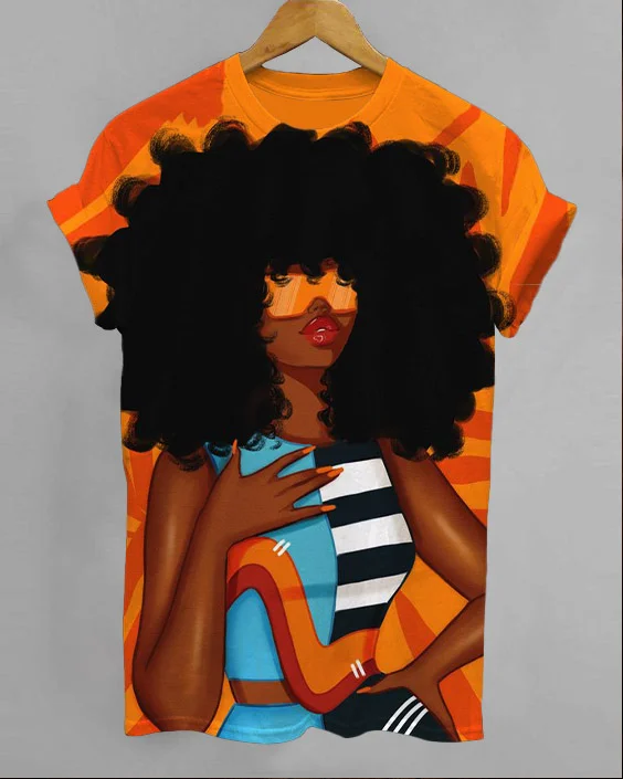 Holiday Sunglasses Girls Printed Crew Neck T-Shirt