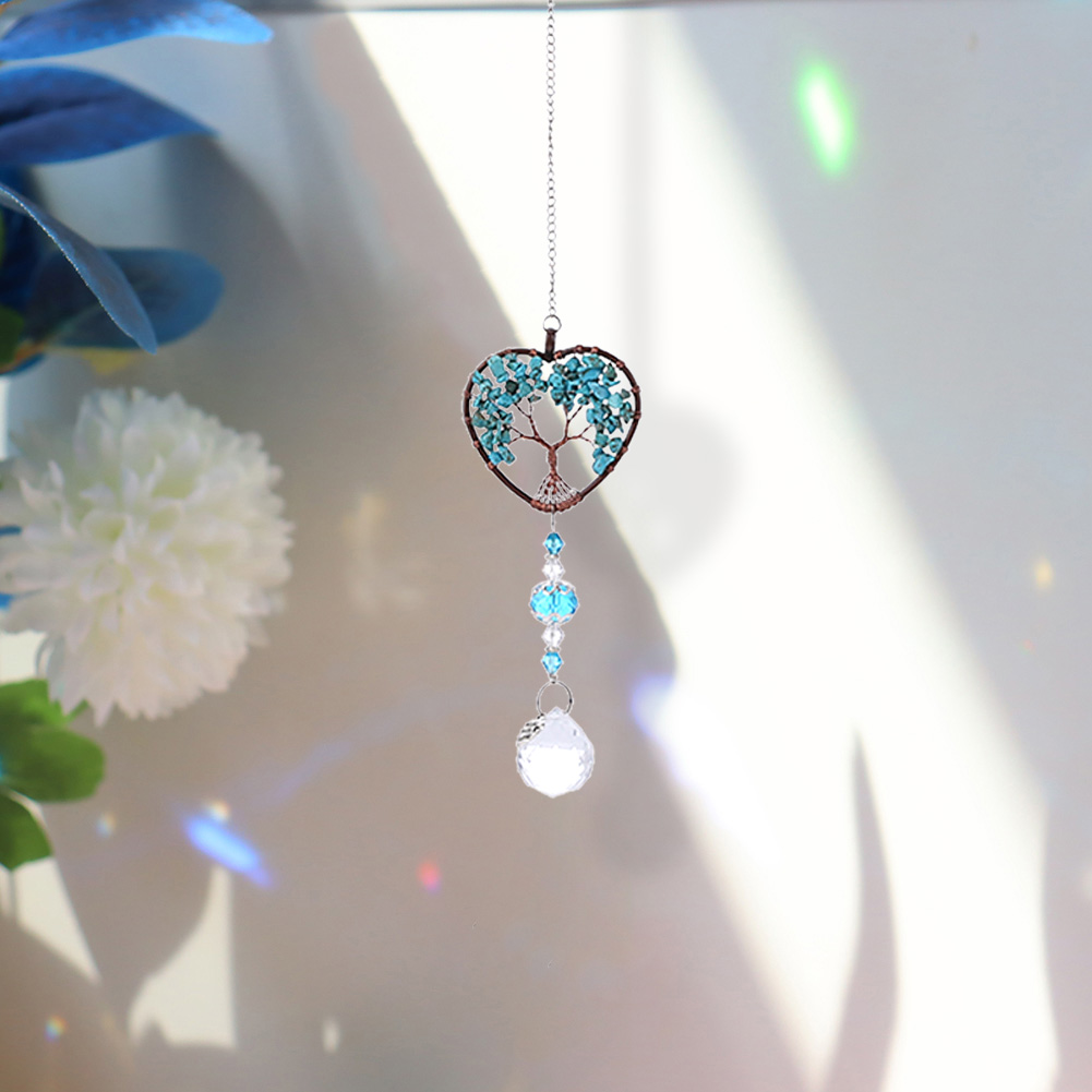 

Blue Tree - Art Crystal Suncatcher, 501 Original