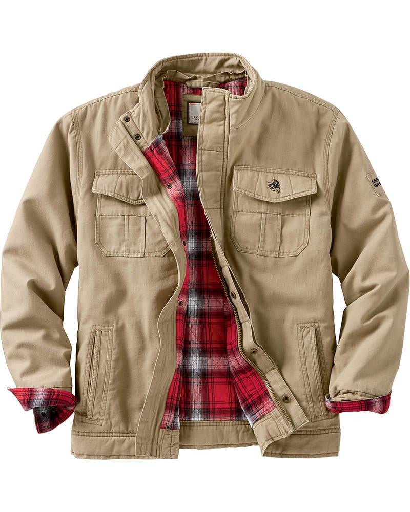 Men's quilted jacket shirts-01