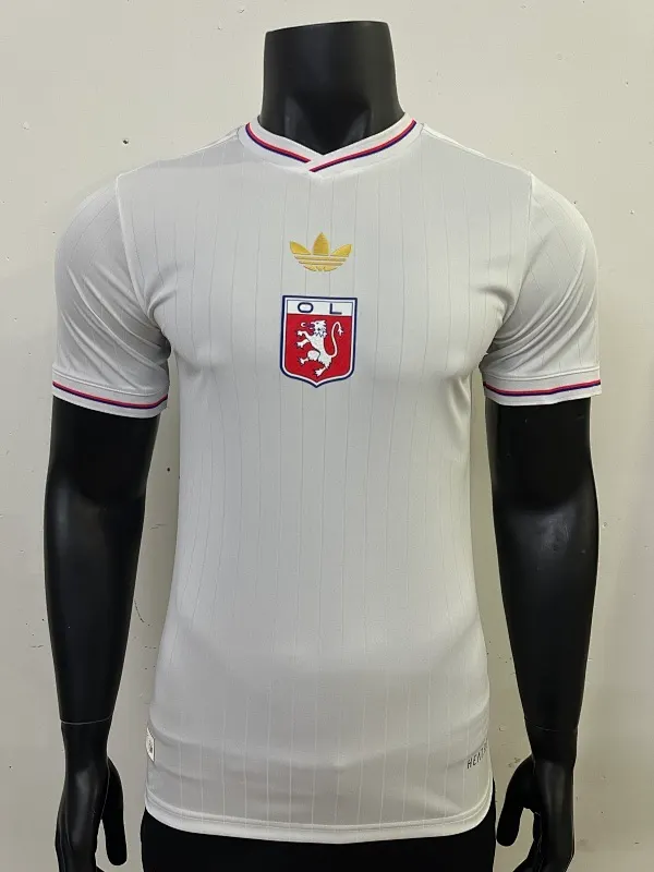 25-26 Lyon 75th Anniversary Player Version Football Jersey &ndash; 1:1 Thai Quality