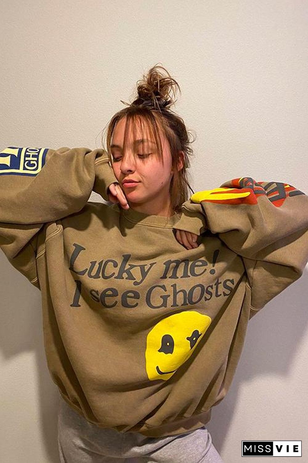 Scrawl Print Lovers Hoodie