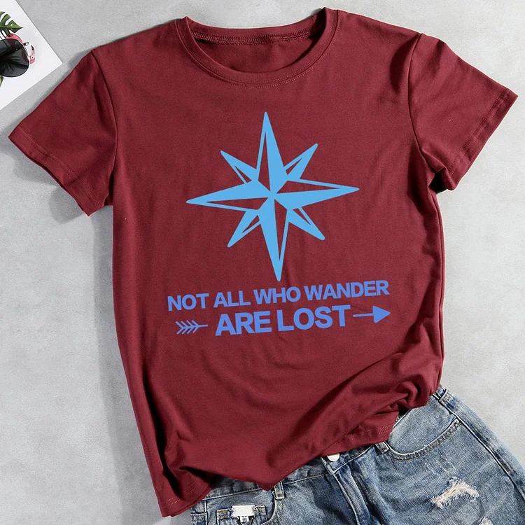 PSL Not all who wander are lost Hiking Tees -012390