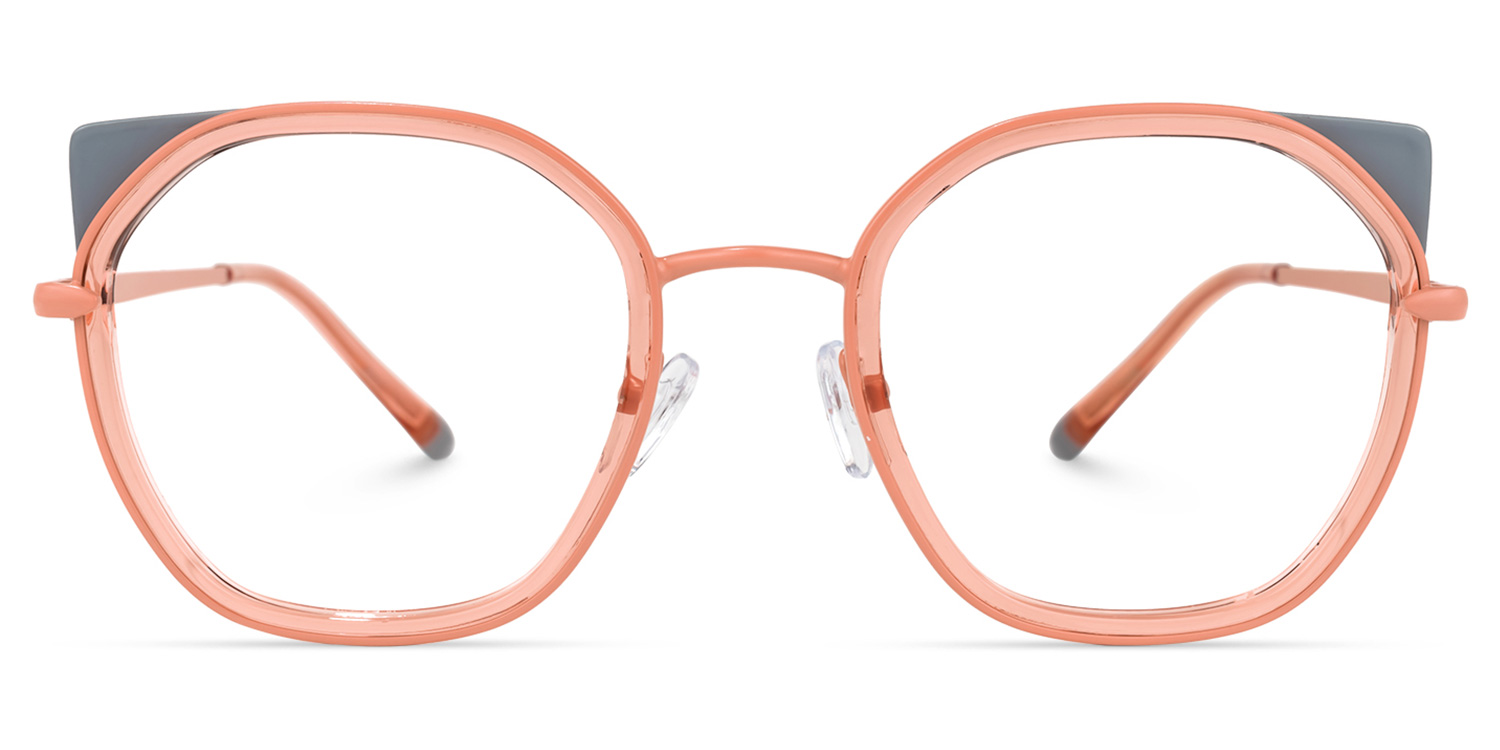 Edie Dunkelrosa Cateye Brille Dunkelrosa