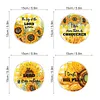 uk.everydayedeals 4Pcs Mini DIY Diamond Painting Hanging Ornaments - Sunflower