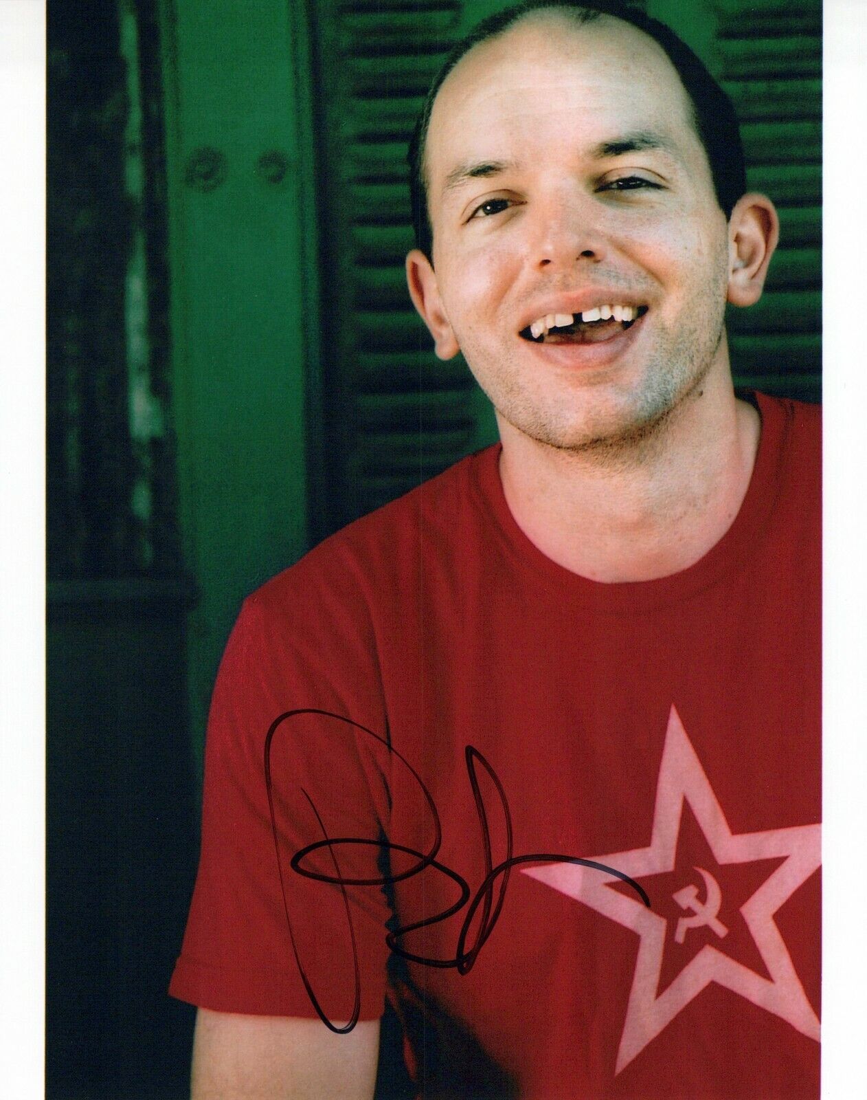 Paul Scheer head shot autographed Photo Poster painting signed 8x10 #3