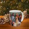 Mug &agrave; imprim&eacute; coq 3D