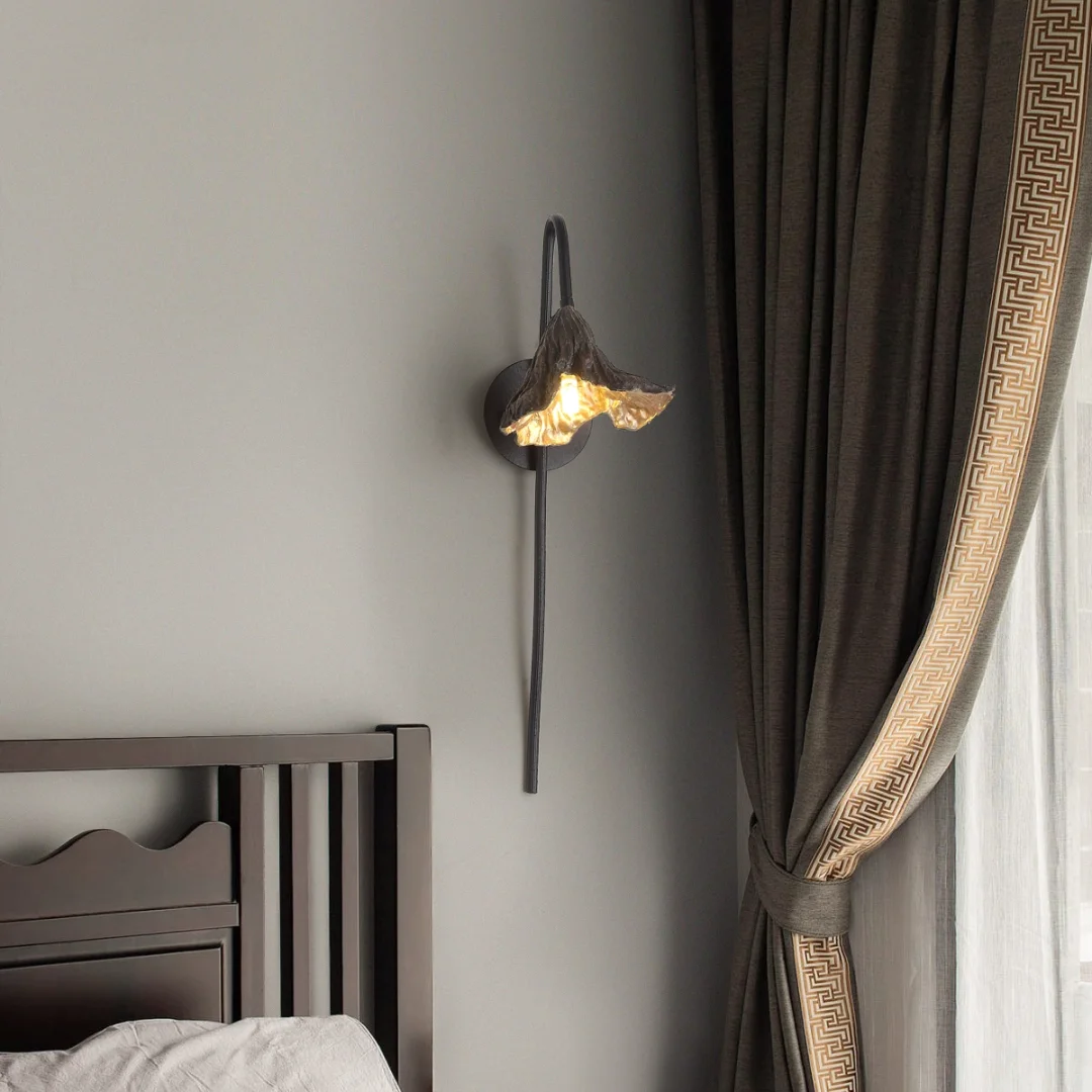 Withered Lotus Leaf Sconce JOSENART Josenart