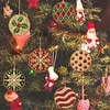 6pcs/set DIY Diamond Special Shape Pearl Art Hanging Wooden Christmas Tree Ornament Kit