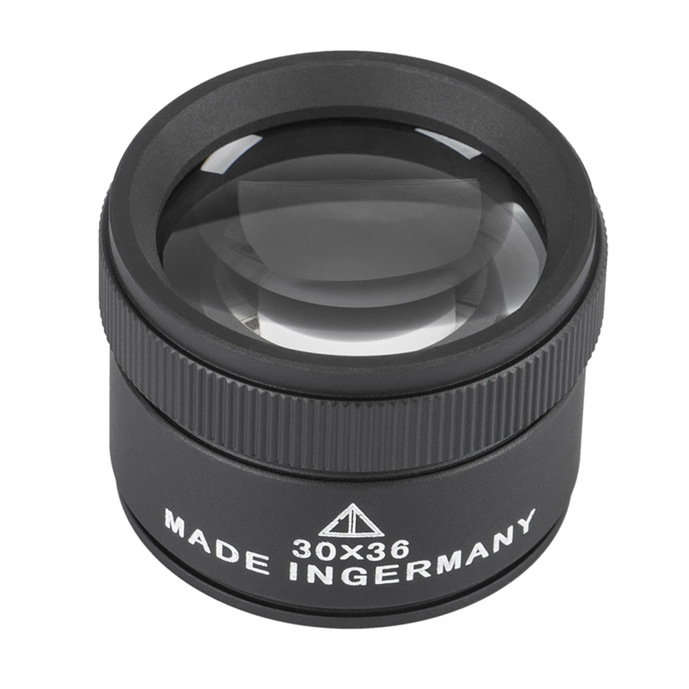 

30X Magnifying Glass Optical Lens Magnifier Coin Watch Repair Loupe (Black), 501 Original