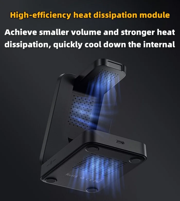 Folding Magnetic 3-in-1 Wireless Charger