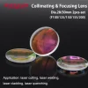 Laser Collimator Focusing Lenses D28/D30mm F75/100/125/150/155/200mm 2Pcs Quartz Fused Silica for High Energy Fiber Laser 1064nm