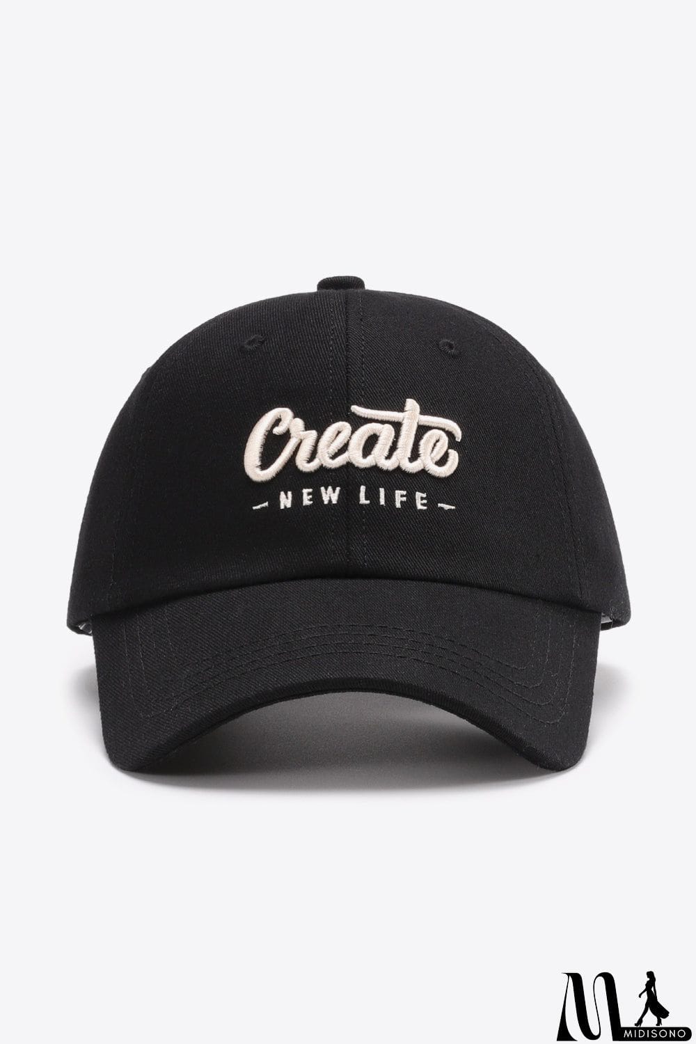 MidiSono - CREATE NEW LIFE Adjustable Cotton Baseball Cap