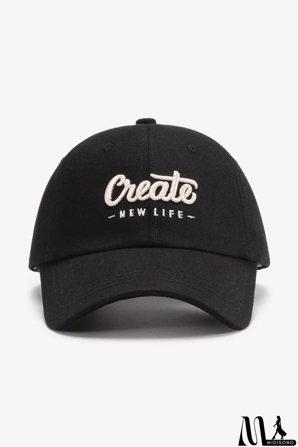 MidiSono - CREATE NEW LIFE Adjustable Cotton Baseball Cap