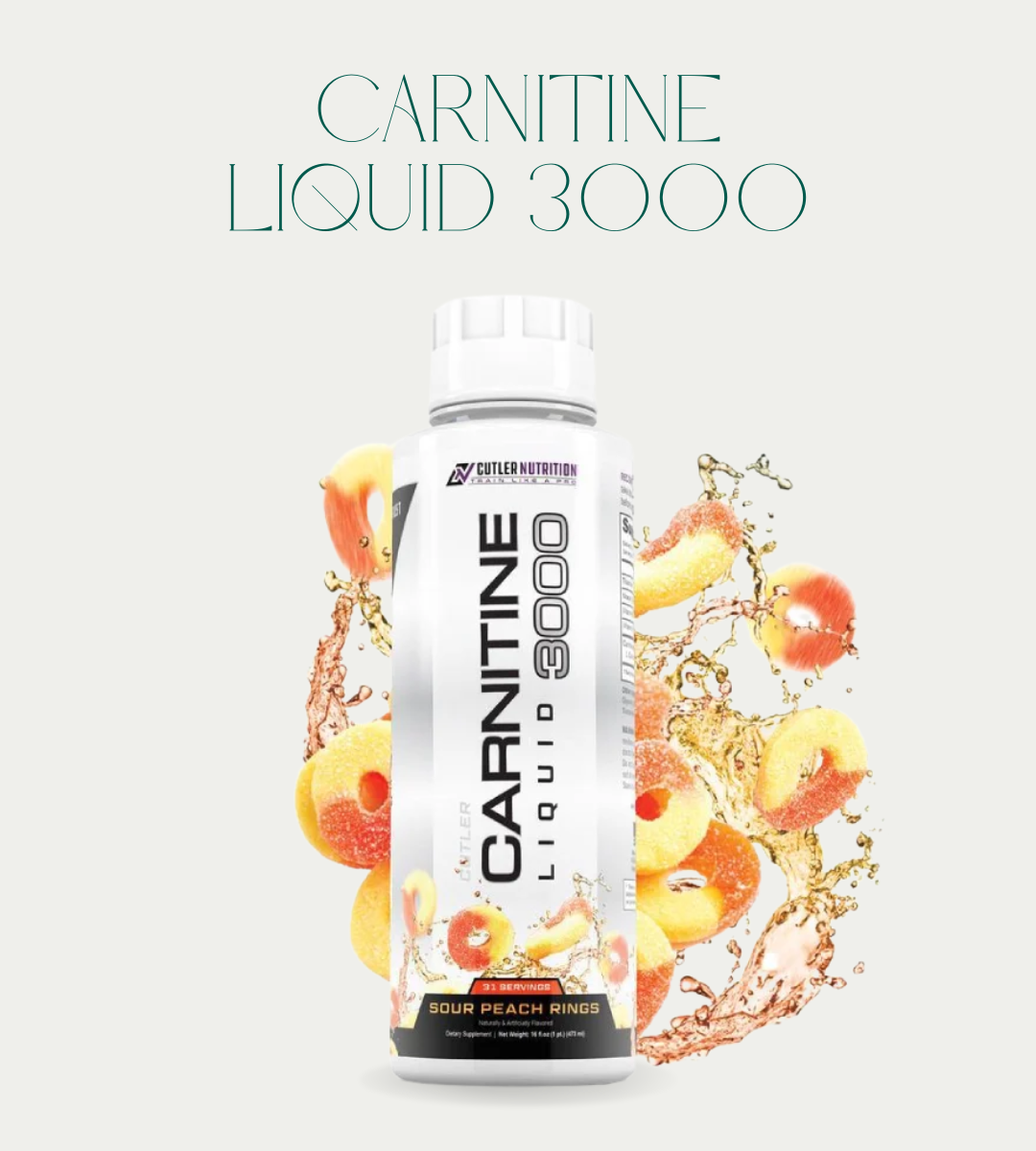 Cutler Nutrition Liquid Carnitine 3000
