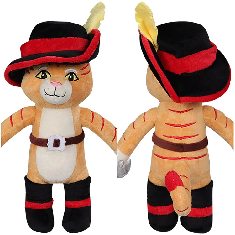 Puss in Boots: The Last Wish Cosplay Plush Toys Cartoon Soft Stuffed Dolls Mascot Birthday Xmas Gift