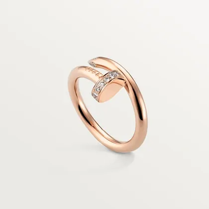 Just a Clou ring, rose gold, diamonds