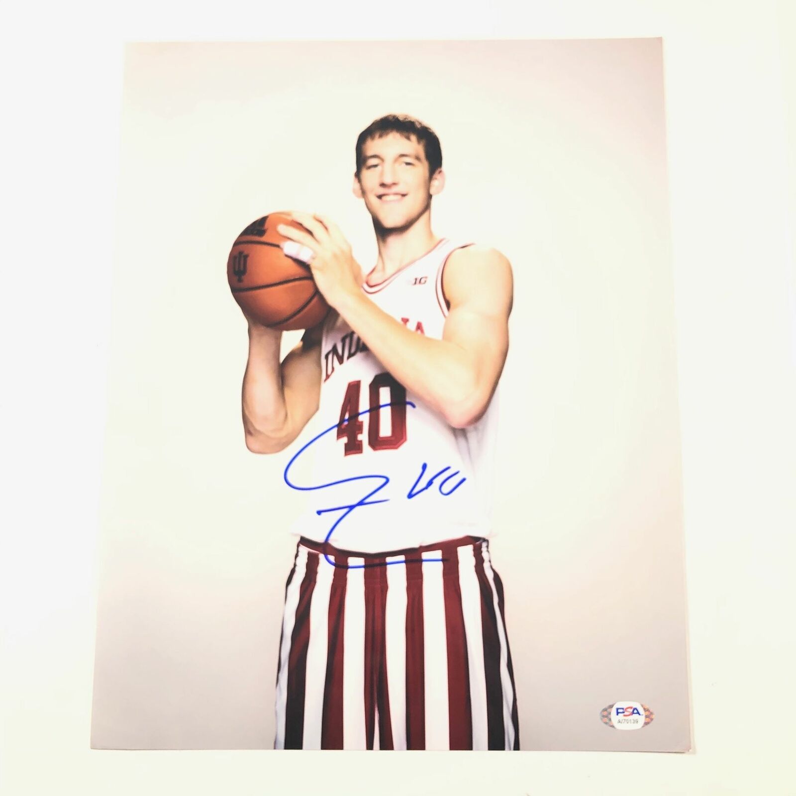 Cody Zeller signed 11x14 Photo Poster painting PSA/DNA Indiana Hoosiers Autographed