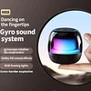 Mini Bluetooth Speaker fingertip gyro Rotating Decompression | Portable RGB Ambient Light Sound Outdoor subwoofer Portable | Support TF Card | TWS Interconnection | Bluetooth 5.4 | Hands-Free Call