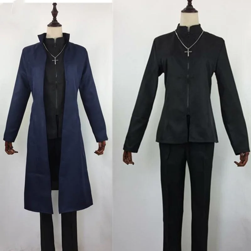 Anime Fate Stay Night Cosplay Costumes Kotomine Kirei Cosplay Costume Halloween Carnival Party Game FGO Cosplay Costume