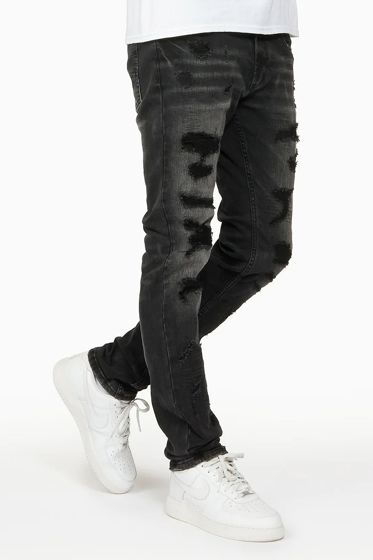 Breeze Grey Straight Fit Jean