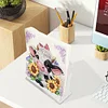Acrylic Sunflower Cow Diamond Painting Napkin Rack Decor for Home Office Decor