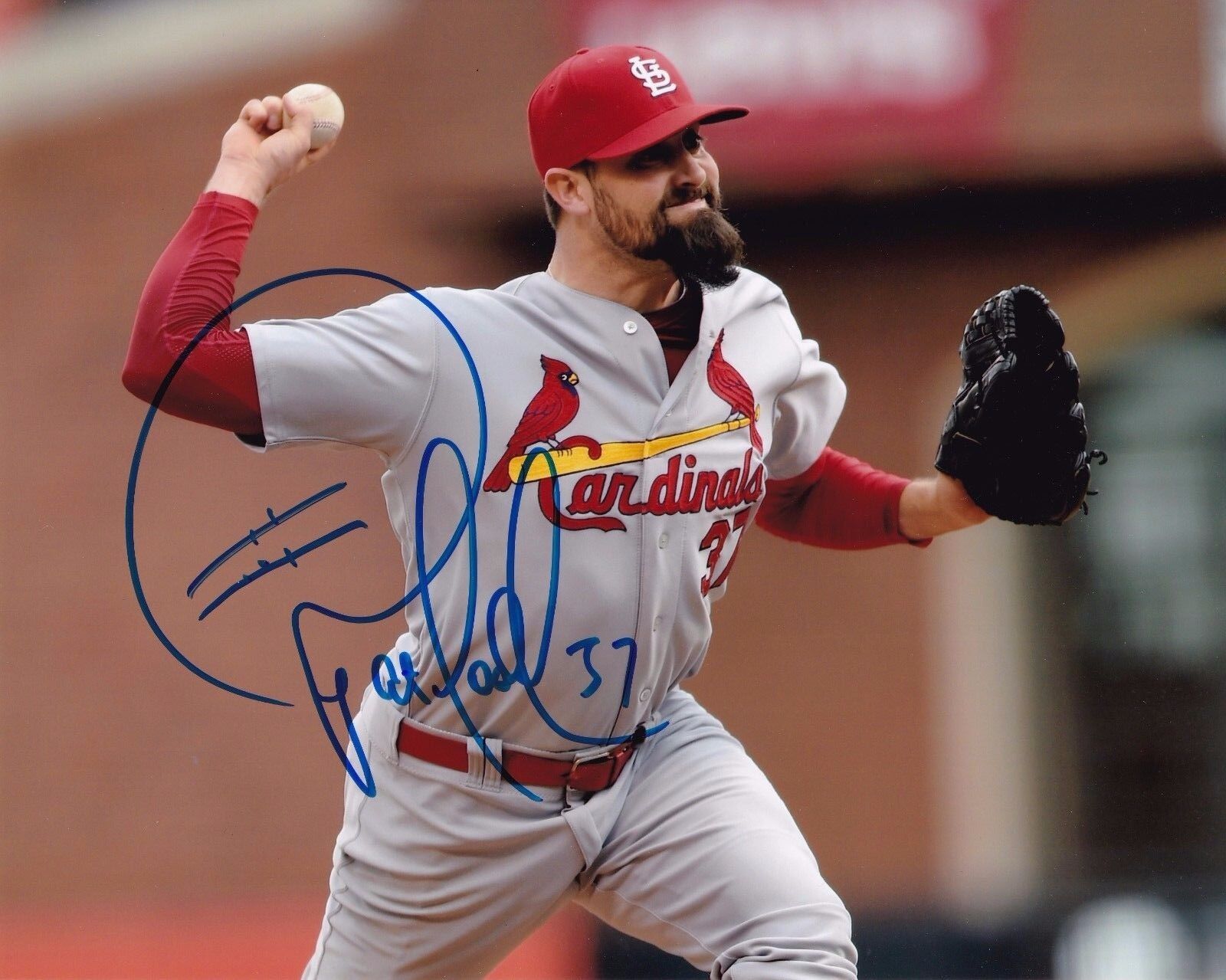 Pat Neshek Autographed 8x10 St. Louis Cardinals#S958