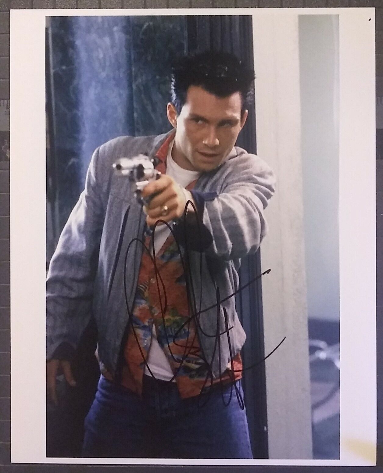 Christian Slater signed 8x10