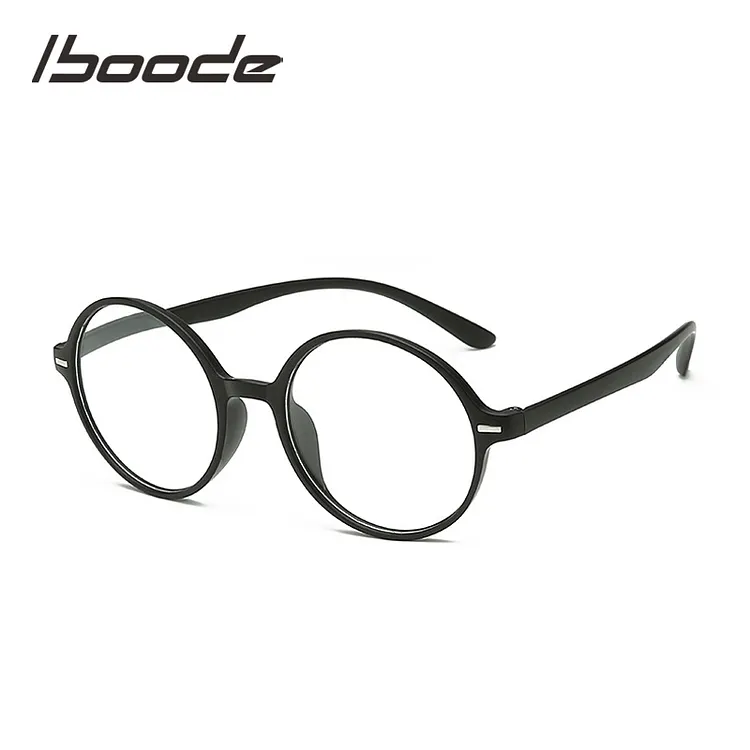 Iboode Round Reading Glasses Female Male Black Red TR90 Bendable Retro iboode-round-reading-glasses-female-male-black-red-tr90-bendable-retro