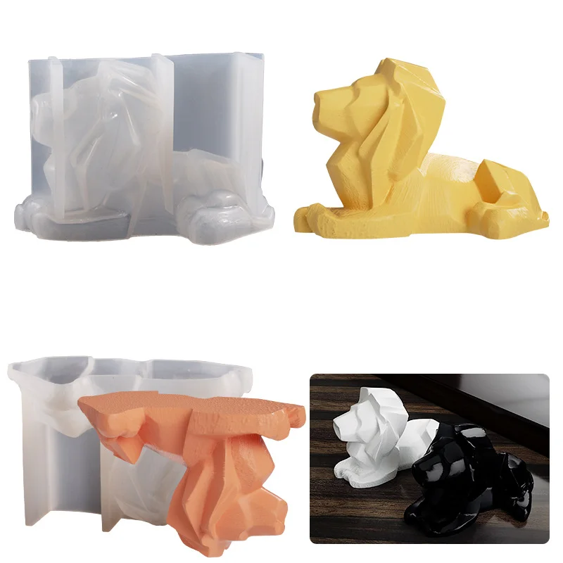 3D Lion Silicone Mold